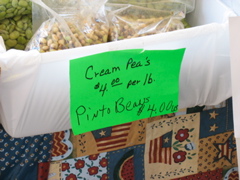 "Cream Pea's" - Another example of the destruction of English