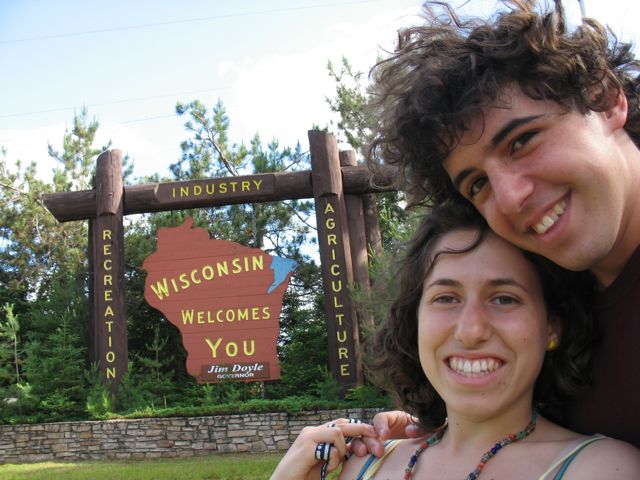 Linda and I in Wisconsin