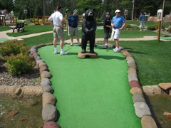 W Hole 5 has a bear and some random people