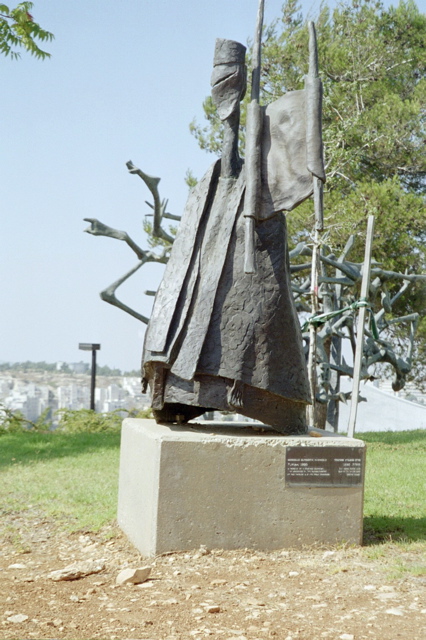 A sculpture at Yad Vashem