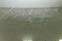 Painting on Birkenau Barrack Ceiling