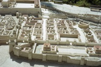Holyland Model - Temple, Herod's Palace, Three Towers, Hippordome, Theatre