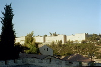 Jerusalem Wall from Yemin Moshe