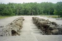 "Steep Descent" of Majdanek Monument