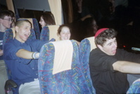 Nimrod, Francie, Nathan "Blast Off" in Bus