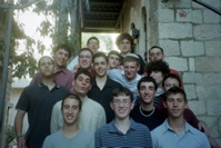 Guys ready for Shabbat in Jerusalem
