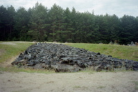 Tar and Wood Monument at Treblinka