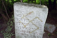 Defaced Grave at Lublin Cemetary
