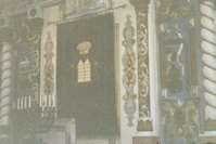 Close-up of Ark of Nozyc Synagogue