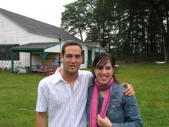 Yoav and Rachel before first Shabbat