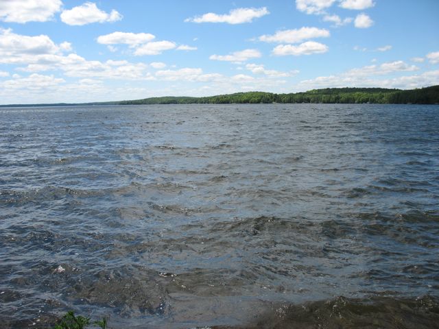 The lake in Phelps, WI