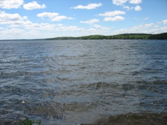 The lake in Phelps, WI