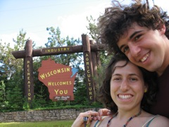 Linda and I in Wisconsin