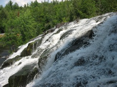 Bond Falls from the side