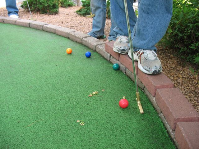 S hole 7 attracts all balls to the same point.