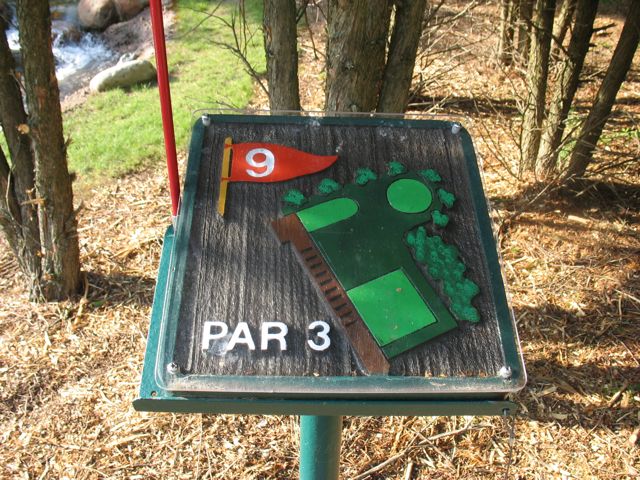 This is what S hole 9 actually looked like