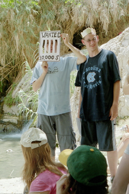 Nathan and Josh act out David and Shaul