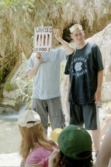 Nathan and Josh act out David and Shaul