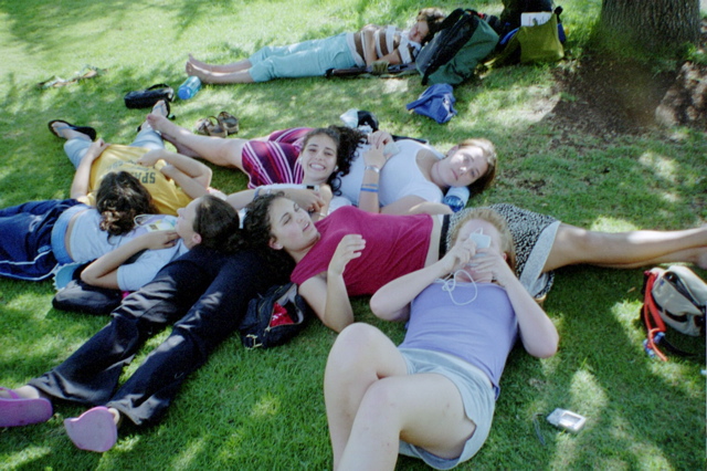 Etgar! Relaxing under a Tree at the Rose Garden