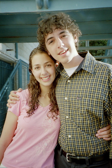 Ilana and Nathan before Shabbat