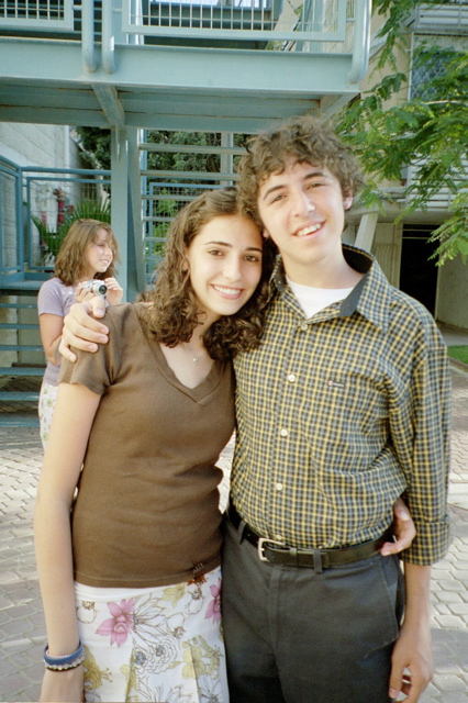 Cynthia and Nathan before Shabbat