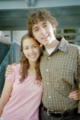 Ilana and Nathan before Shabbat