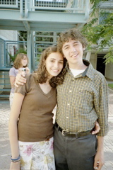 Cynthia and Nathan before Shabbat