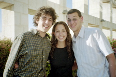Nathan, Ilana, and Josh