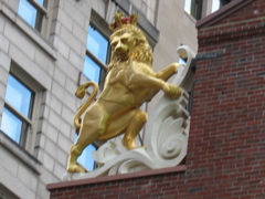 Lion atop the Old State House