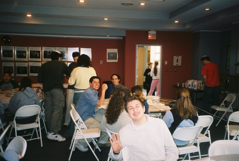 Room Shot: (Front) Gabe. (Back) Abe, Yoni