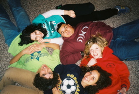 (Clockwise from top) Shosh, Sammy, Jen, Rae, Nathan