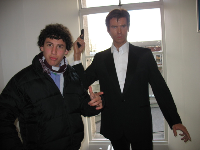 Daniel and Pierce Brosnan