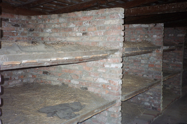 Brick Bunks at Auschwitz