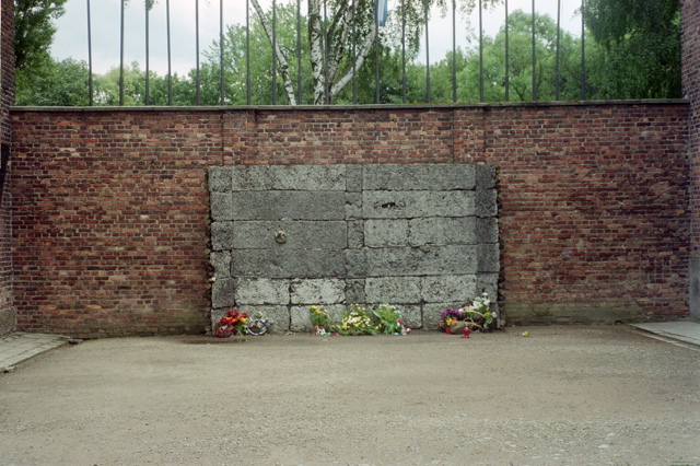 Execution Wall at Auschwitz