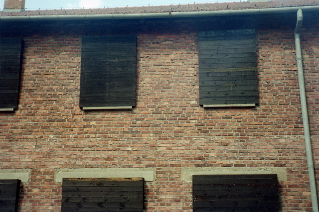 Block 11 Windows at Auschwitz