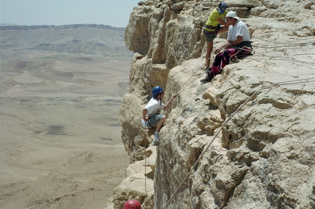 Nathan recovering from Rappell Mishap