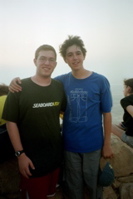 Steven, Nathan at Massada