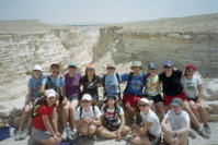 Hannah, Elyse, Danielle, Sara, Erin, Phillip, Francie, Rebecca, Robyn, Jaime, Lisa, Pam, Rachel H, Leah at Flour Cave