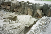 Narrow "Escape" Path of Majdanek Monument