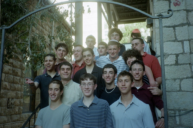 Guys ready for Shabbat in Jerusalem