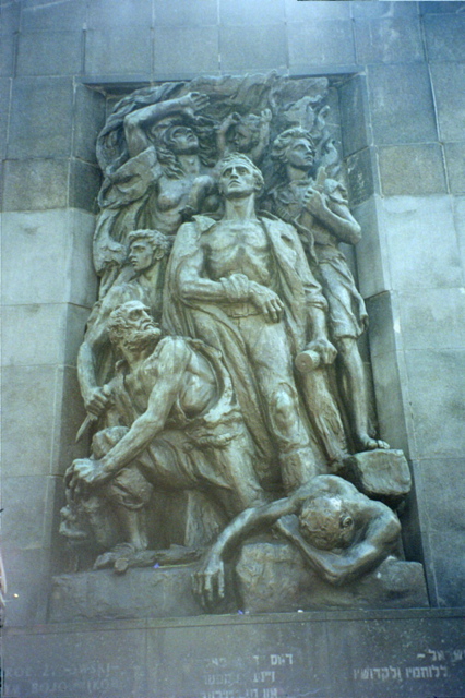 Close-up of Warsaw Uprising Memorial - Active Resistance