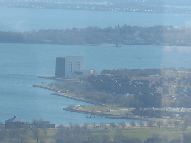 JFK Library from very far away