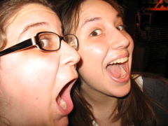 Sydney and Aimee steal my camera