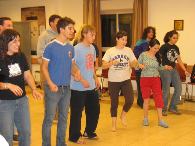 The dancers dance dancily