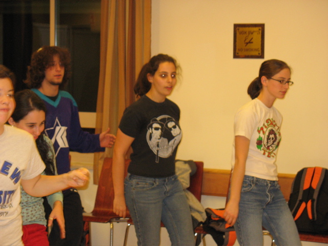 Shoshana dances with starry eyes