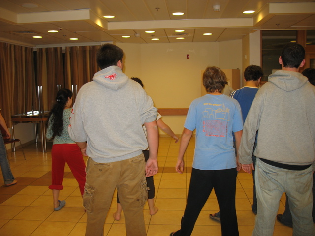 More dancing backs
