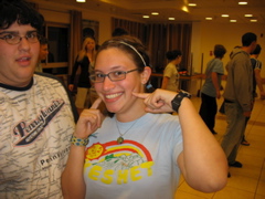 Andy and Abby avoid dancing.