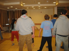 More dancing backs