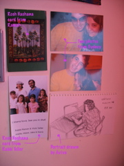 Above my bed, with explanation