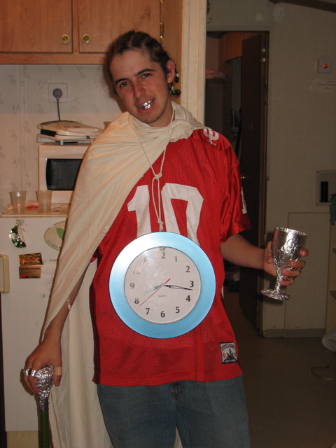 Cane, Rings, Goblet, Clock, Cape, Grillz, Cornrows